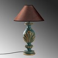 Lampa de masa, Opviq, 897TNL1113, Verde/Maro