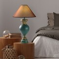 Lampa de masa, Opviq, 897TNL1118, Verde/Maro
