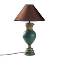 Lampa de masa, Opviq, 897TNL1118, Verde/Maro