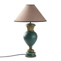 Lampa de masa, Opviq, 897TNL1119, Verde / Maro deschis