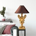 Lampa de masa, Opviq, 897TNL1123, Auriu/Maro