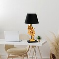 Lampa de masa, Opviq, 897TNL1126, Aur/Negru