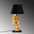 Lampa de masa, Opviq, 897TNL1126, Aur/Negru