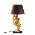 Lampa de masa, Opviq, 897TNL1127, Auriu/Maro