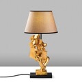 Lampa de masa, Opviq, 897TNL1128, Auriu / Maro deschis