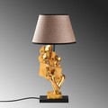 Lampa de masa, Opviq, 897TNL1128, Auriu / Maro deschis