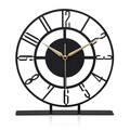 Ceas de masa, Bunella, 25x23 cm, Negru