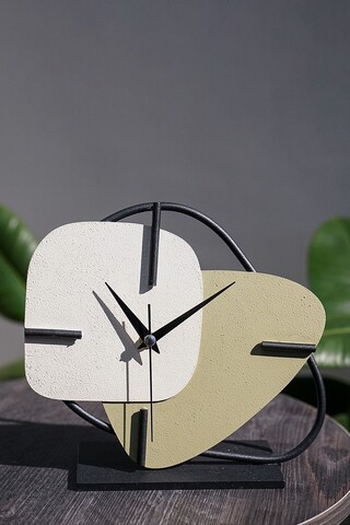 Ceas de masa, MYK2116-1, 26x25 cm, Verde