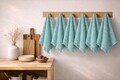Set prosoape, L'essentiel Maison, Textured, Verde menta