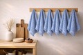 Set prosoape, L'essentiel Maison, Textured, Albastru