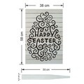 Semn de curte, Elegant Easter Egg, 38x58 cm, Multicolor