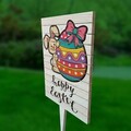 Semn de curte, Big Easter Surprise, 38x58 cm, Multicolor