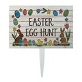 Semn de curte, Easter Egg Hunt, 58x38 cm, Multicolor