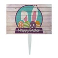 Semn de curte, Happy Easter Badge, 58x38 cm, Multicolor