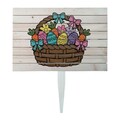 Semn de curte, Classic Easter Basket, 58x38 cm, Multicolor