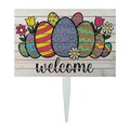 Semn de curte, Easter in Bloom, 58x38 cm, Multicolor