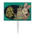 Semn de curte, Baby Bunny Easter, 58x38 cm, Multicolor
