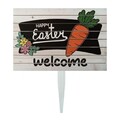 Semn de curte, Modern Easter Welcome, 58x38 cm, Multicolor