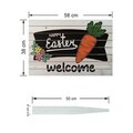 Semn de curte, Modern Easter Welcome, 58x38 cm, Multicolor
