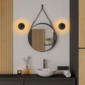 Aplica de perete, Opviq, 942FLG2218, Negru