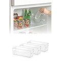 Set organizatoare frigider, Hermia, 964FRM3430, Dimensiune: 28 x 19,5 x 9 cm (1 bucată), Transparent