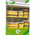 Set organizatoare frigider, Hermia, 964FRM3438, Dimensiune: 10,5 x 21,5 x 6,5 cm / 1000 ml (2 bucăți) , Galben