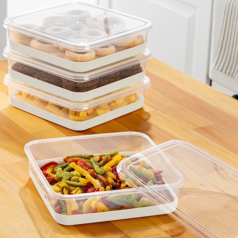Set organizatoare frigider, Hermia, 964FRM3442, Gri