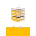 Set organizatoare frigider, Hermia, 964FRM3443, Dimensiune: 10,5 x 21,5 x 6,5 cm / 1000 ml (2 bucăți), Galben