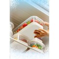Set organizatoare frigider, Hermia, 964FRM3444, Dimensiune: 10,5 x 21,5 x 6,5 cm / 1000 ml (2 bucăți), Gri