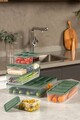 Set recipiente depozitare, Hermia, 964FRM5762, Dimensiune: 23 x 15 x 7 cm / 1750 ml (2 bucăți), Verde