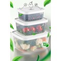 Set recipiente depozitare, Hermia, 964FRM5787, Dimensiuni cutie de depozitare: 13,7 x 17,6 x 8 cm / 950 ml (1 bucată), Transparent