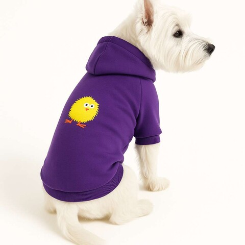 Hanorac pentru câini, Paws & Whiskers, Purplechicksweat, Mov