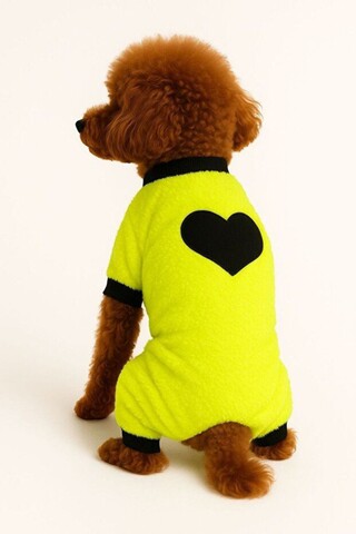 Hanorac pentru câini, Paws & Whiskers, Neongreenjumpsuit, Verde