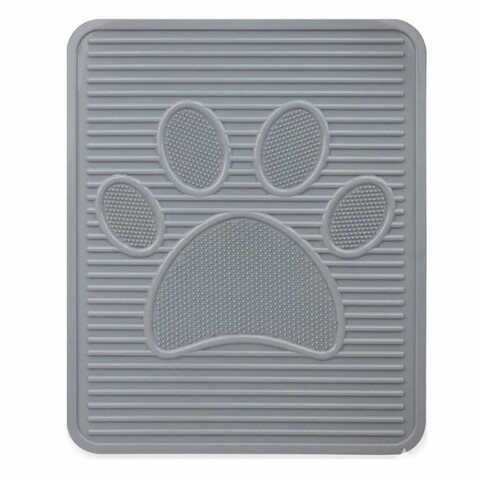 Covoras litiera pentru colectarea granulelor de nisip, Paws & Whiskers, 5087-2, Gri
