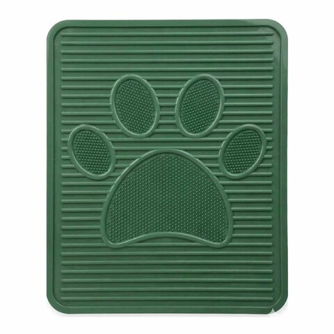Covoras litiera pentru colectarea granulelor de nisip, Paws & Whiskers, 5087-4, Verde