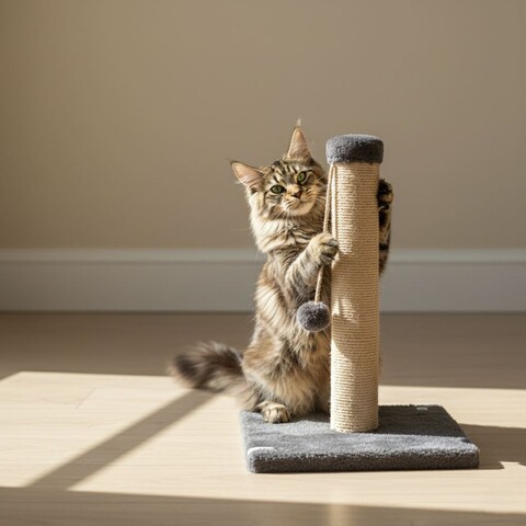 Zgarietor pentru pisici, Paws & Whiskers, Luca, Antracit