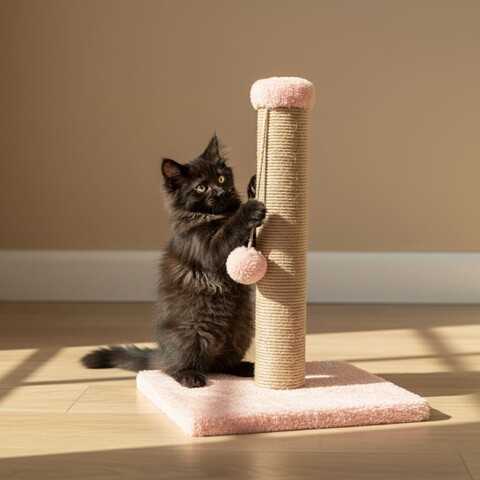 Zgarietor pentru pisici, Paws & Whiskers, Luca, Roz