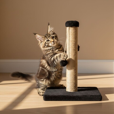 Zgarietor pentru pisici, Paws & Whiskers, Luca, Negru