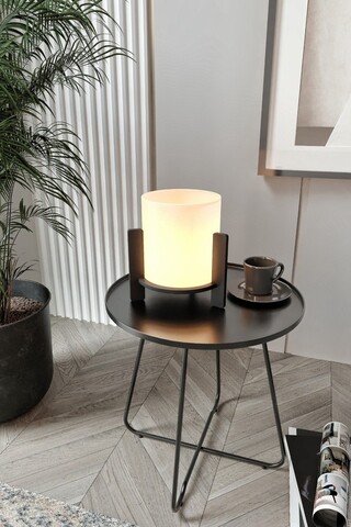 Lampa de masa, Opviq, 666PTR1801, Negru