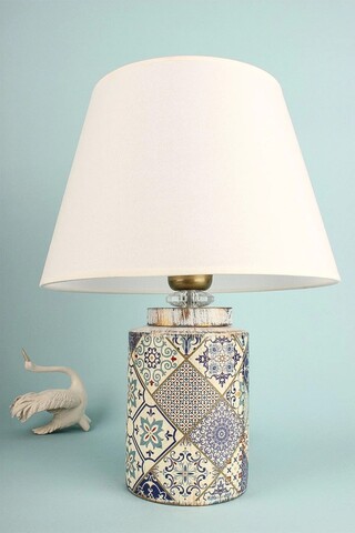 Lampa de masa, Opviq, 687HMY2382, Alb