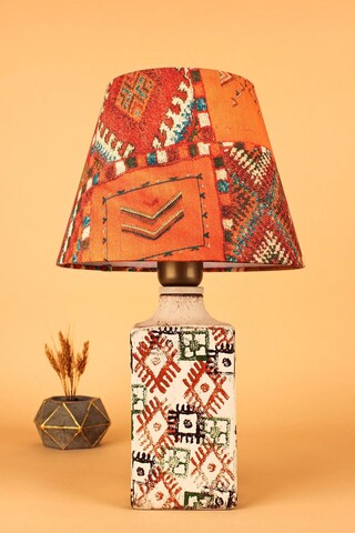 Lampa de masa, Opviq, 687HMY2434, Multicolor