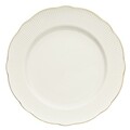 Serviciu de masa, Hermia, 710KTP9736, Farfurie: 23 cm (6 bucăți), Alb/Auriu