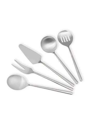 Set ustensile pentru gatit, Hermia, 742TMA4101, Polonic pentru sos: 23,6 cm, Argintiu
