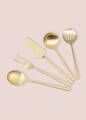 Set ustensile pentru gatit, Hermia, 742TMA4103, Polonic pentru sos: 23,6 cm, Auriu