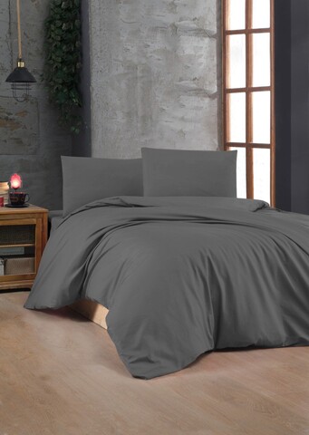 Lenjerie de pat dubla King (FR), L'essentiel Maison, Anthracite, Antracit