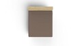 Cearceaf de pat cu elastic Ranforce Double (FR) (IT) (ES) (DE), L'essentiel Maison, Brown, Maro