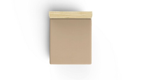 Cearceaf de pat cu elastic Ranforce King (FR) (IT) (ES) (DE), L'essentiel Maison, Beige, Bej
