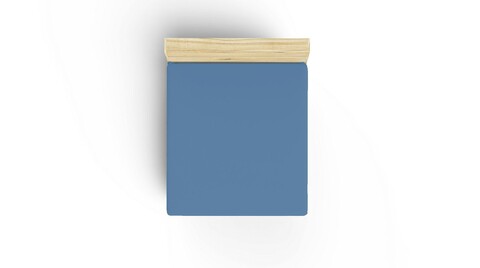 Cearceaf de pat cu elastic Ranforce King (FR) (IT) (ES) (DE), L'essentiel Maison, Blue, Albastru