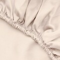 Cearceaf de pat cu elastic Satin Super King (FR) (IT) (ES) DE), L'essentiel Maison, De Cream, Crem