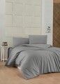 Lenjerie de pat dubla (FR), L'essentiel Maison, Dark Grey, Gri inchis
